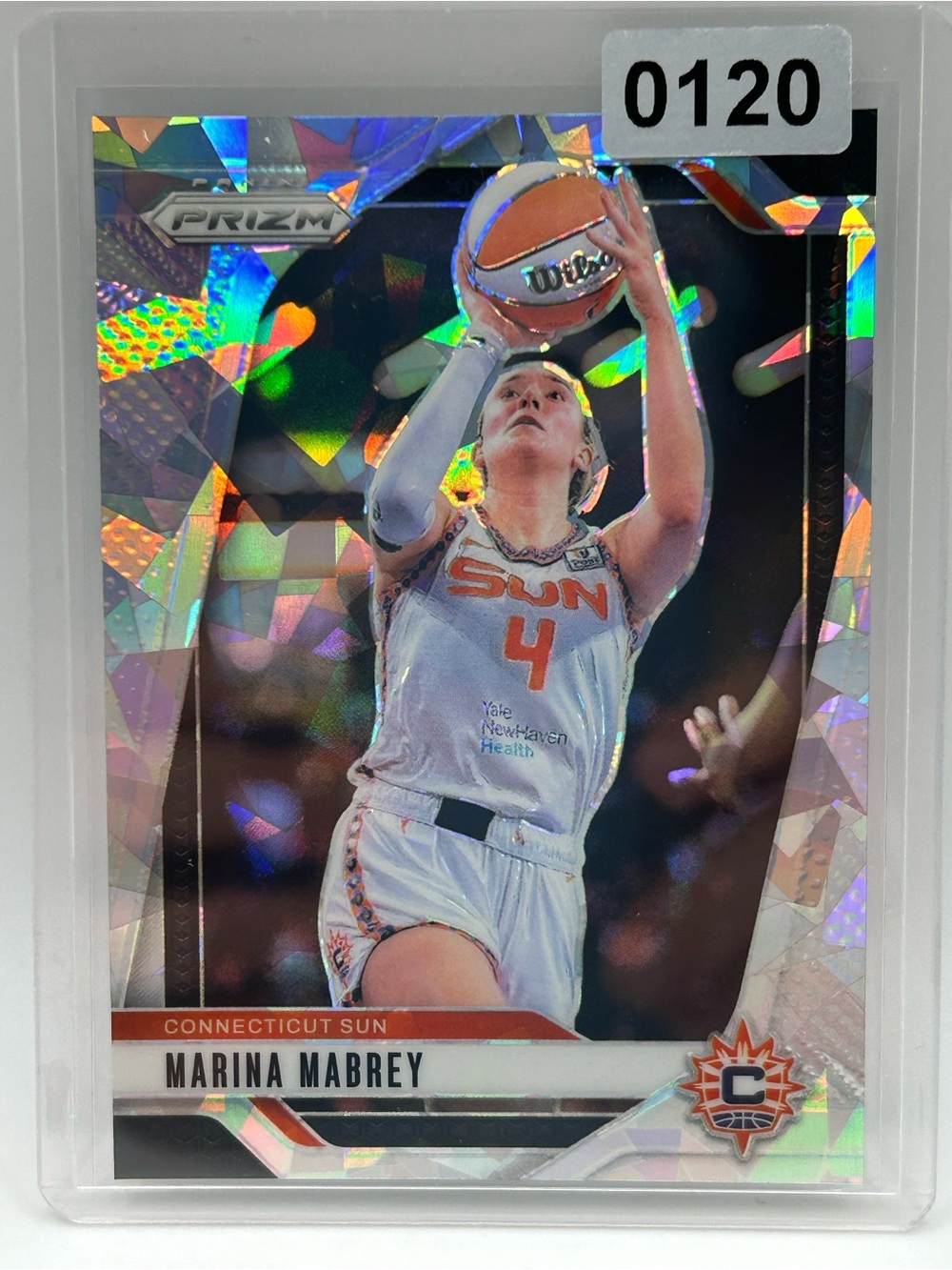 Marina Mabrey Connecticut Sun Panini Prizm Cracked Ice Basketball Card 🏀 WNBA